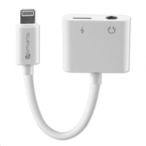 4smarts adaptér Lightning / Lightning a 3.5mm jack