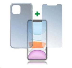 4smarts 360° Protection set (tvrzené sklo UltraSonic a gelový zadní kryt) pro Apple iPhone 11 4smarts