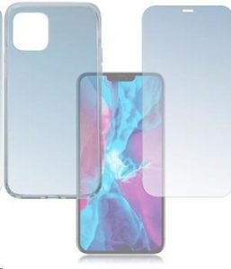 4smarts 360° Protection set (tvrzené sklo + gelový zadní kryt) pro Apple iPhone 12 / 12 Pro 4smarts