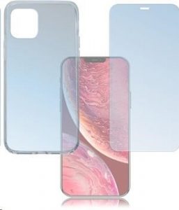 4smarts 360° Protection set (tvrzené sklo + gelový zadní kryt) pro Apple iPhone 12 mini 4smarts