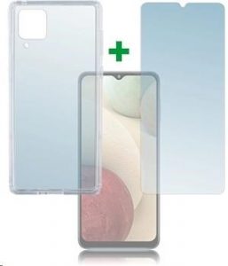 4smarts 360° Protection set (tvrzené sklo + gelový zadní kryt) pro Samsung Galaxy A12 4smarts