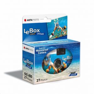Agfaphoto LeBox Ocean 400/27 - jednorázový analogový fotoaparát AGFAPHOTO