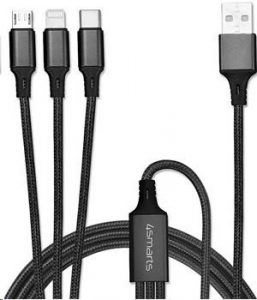 4smarts nabíjecí kabel ForkCord 3v1