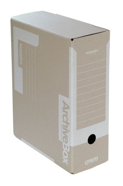 Archivační box 330x260x110mm EMBA bílý EMBA