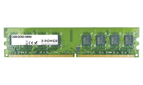 2-Power 2GB MultiSpeed 533/667/800 MHz DDR2 Non-ECC DIMM 2Rx8 ( DOŽIVOTNÍ ZÁRUKA ) 2-Power