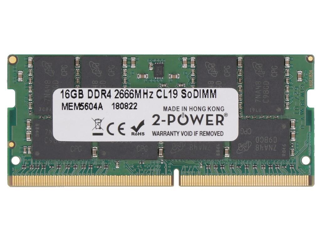 2-Power 16GB PC4-21300S 2666MHz DDR4 CL19 Non-ECC SoDIMM 2Rx8 (DOŽIVOTNÍ ZÁRUKA) 2-Power