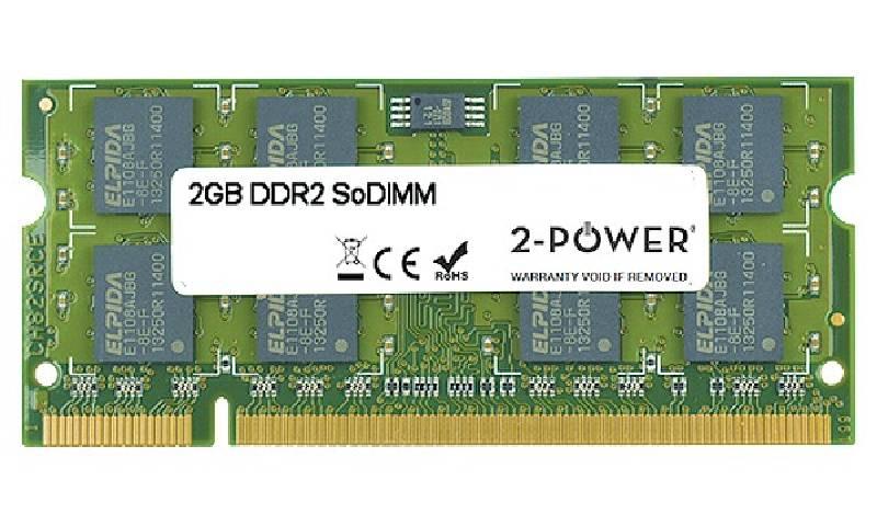 2-Power 2GB PC2-5300S 667MHz DDR2 CL5 SoDIMM 2Rx8 (DOŽIVOTNÍ ZÁRUKA) 2-Power